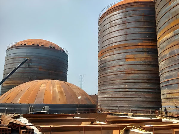 沙洋焦粉钢板仓